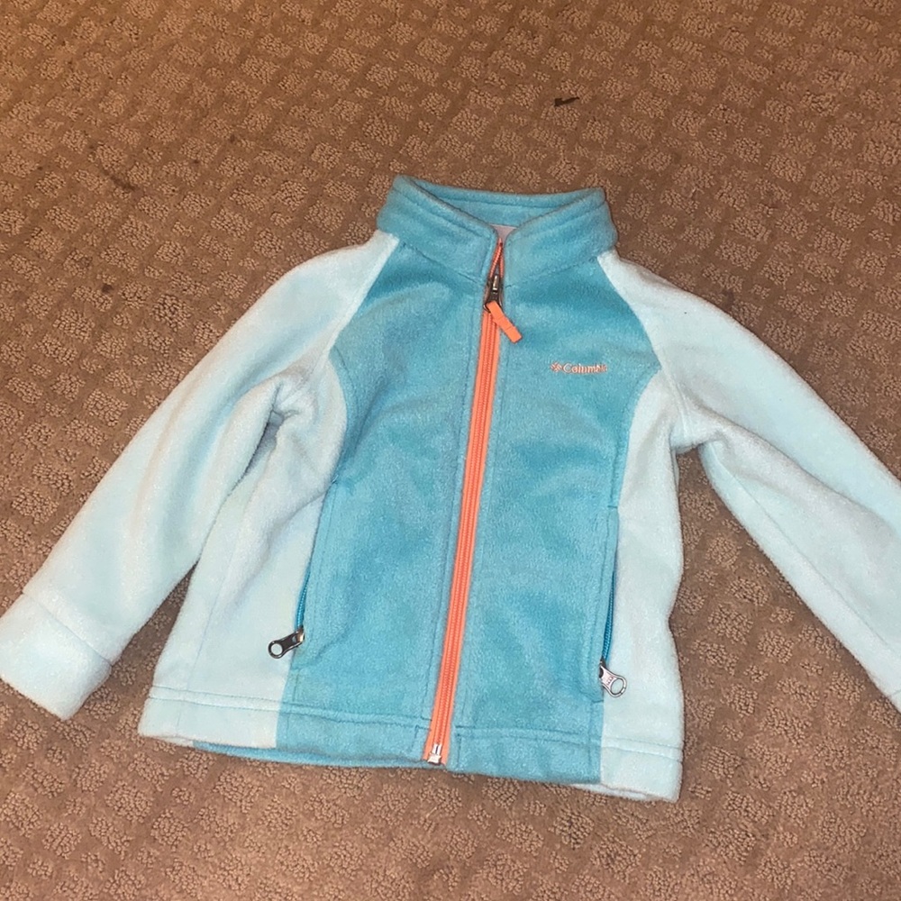 Columbia two tone blue fleece
